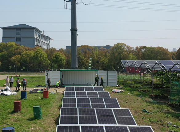 “集装箱储能+集装箱光伏”  暂时电力解决计划